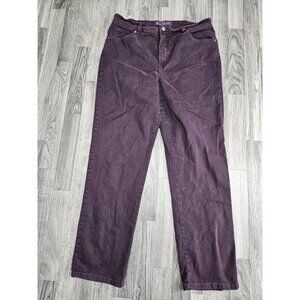 (3/$35) Gloria Vanderbilt Jeans Womens 14 Straight Leg Stretch Corduroy Pants
